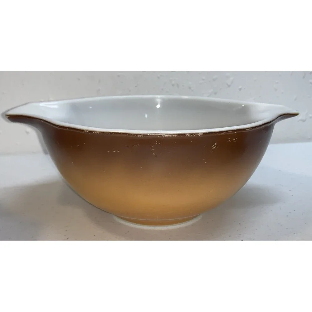 Vintage Pyrex Old Orchard Cinderella Nesting Mixing Bowls 3 Piece Set